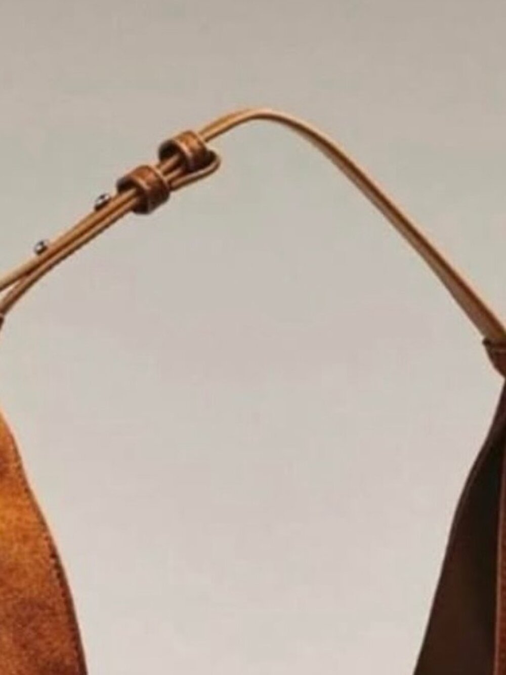 NWT Anthropologie Large Faux Suede Slouchy Tote - Picture 6 of 13